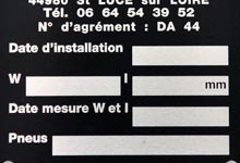 étiquette dat validité limiteur de vitesse